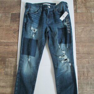 PacSun Stacked Skinny Jeans Mens 30x30 Distressed Blue Comfort Stretch Denim